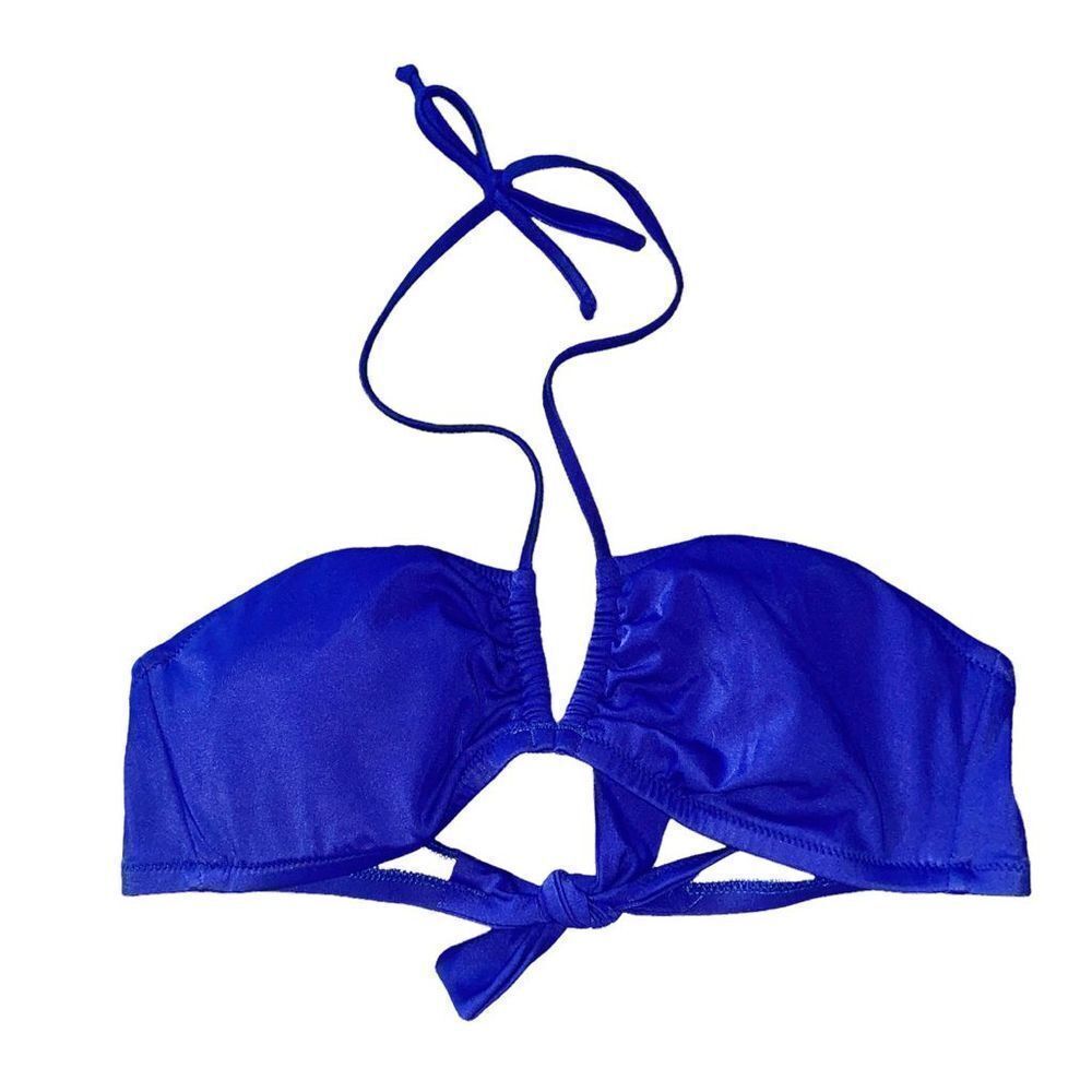 J. Crew Royal Blue Bandeau Bikini Top